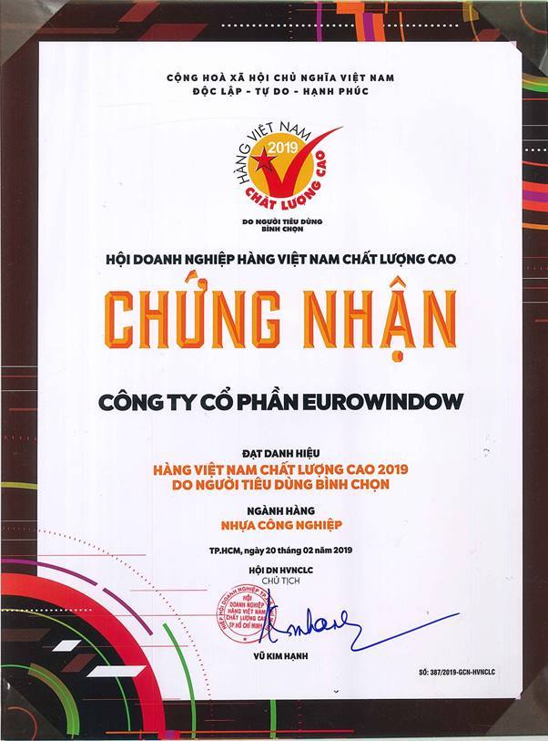 Danh Hiệu Eurowindow