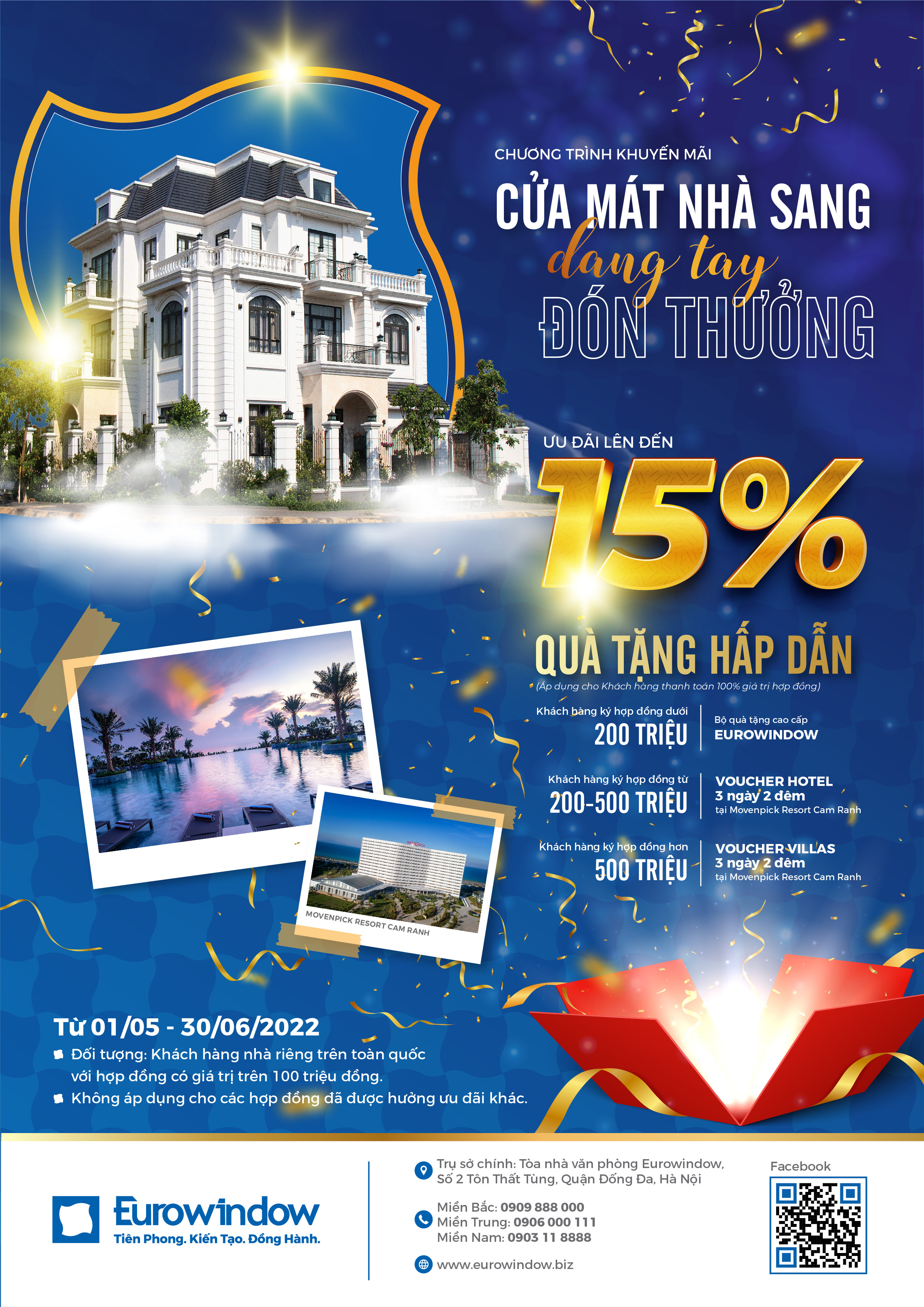 Eurowindow Khuyến Mãi Tháng 5-2022